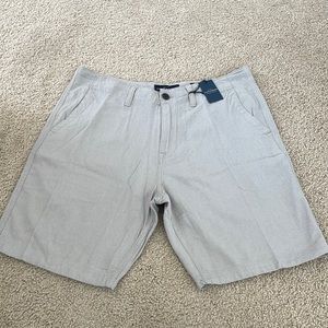 Mens Lucky Brand linen blend shorts